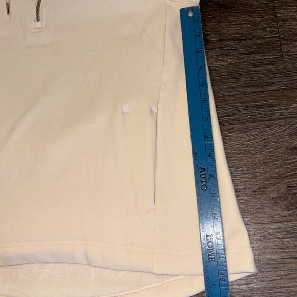 Athleta Cream Hoodie Sweatshirt - Picture 5 of 9